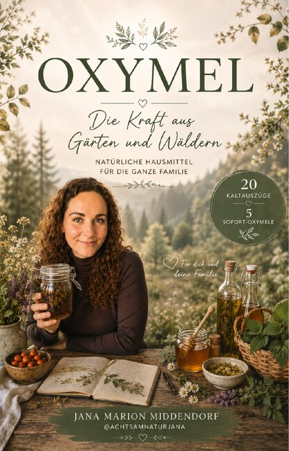 Buchcover Oxymel – Die Kraft aus Gärten und Wäldern von Jana Marion Middendorf